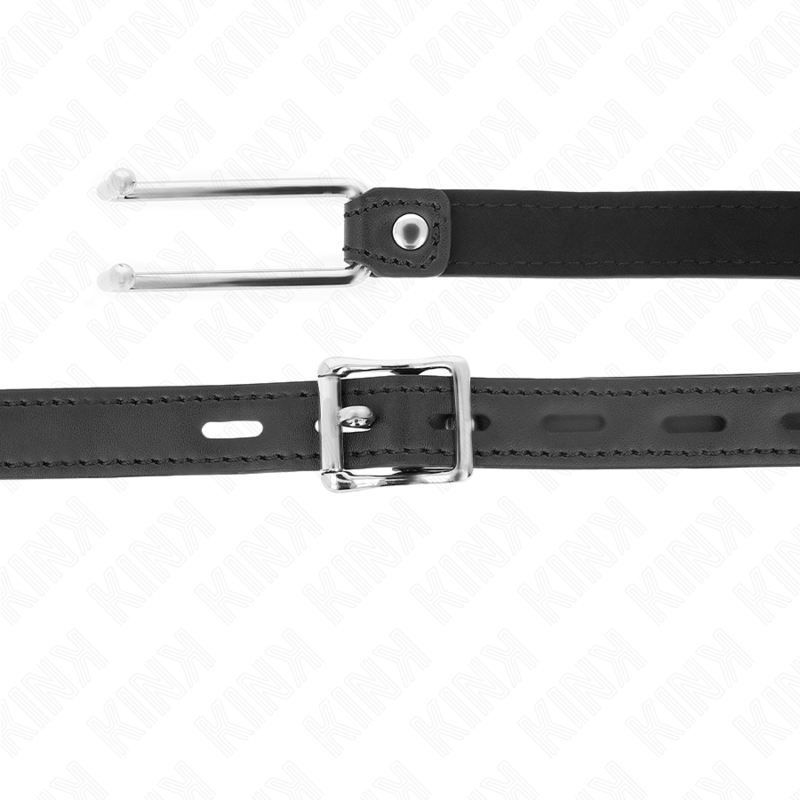 KINK - GANCHO DE METAL 11,5 CM COM ALÇA DE COURO AJUSTÁVEL 39-58 CM X 2 CM