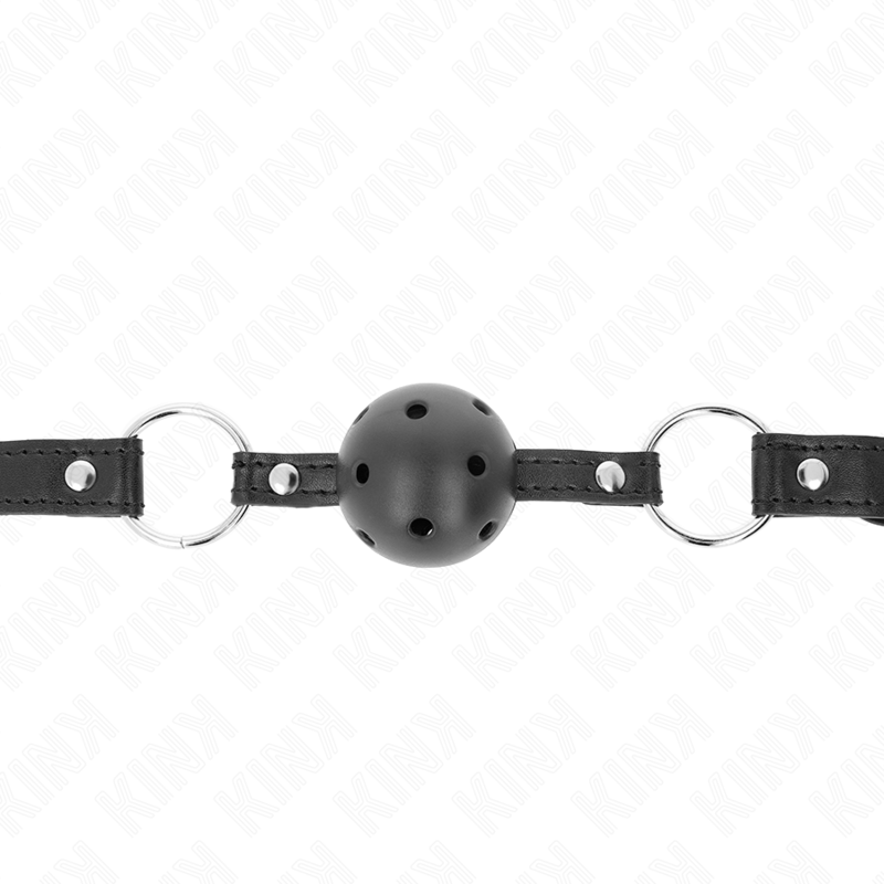 KINK - BOLA PRETA RÍGIDA OCA 4,5 CM MORDIDA MODELO 1 63,5 X 2 CM