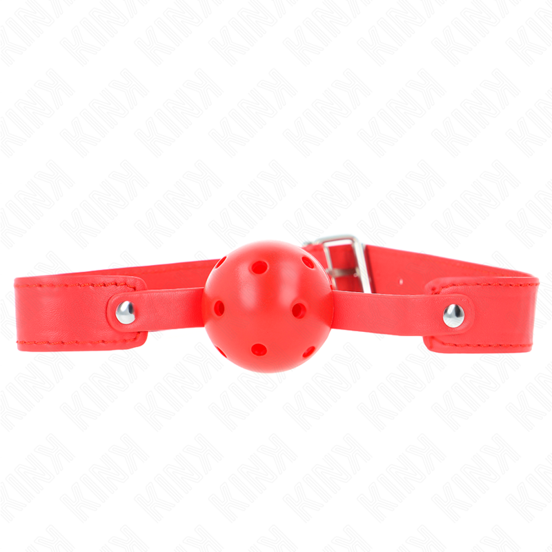 KINK - BOLA VERMELHA RESPIRÁVEL 4,5 CM GAG 65 x 2,5 CM