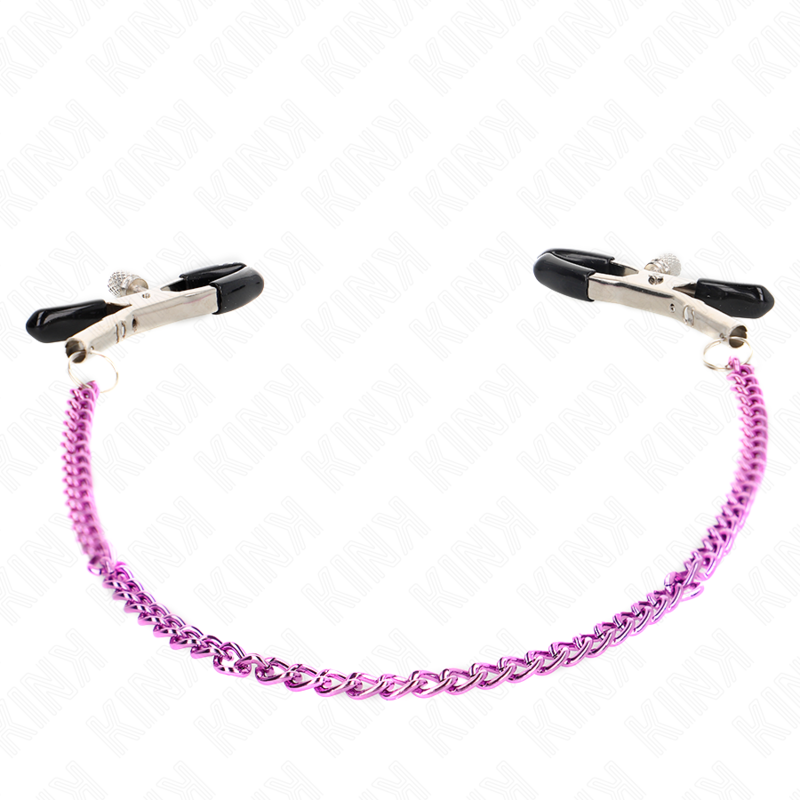 KINK - PINÇAS DE CORRENTE PARA MAMILOS ROXO 30 CM