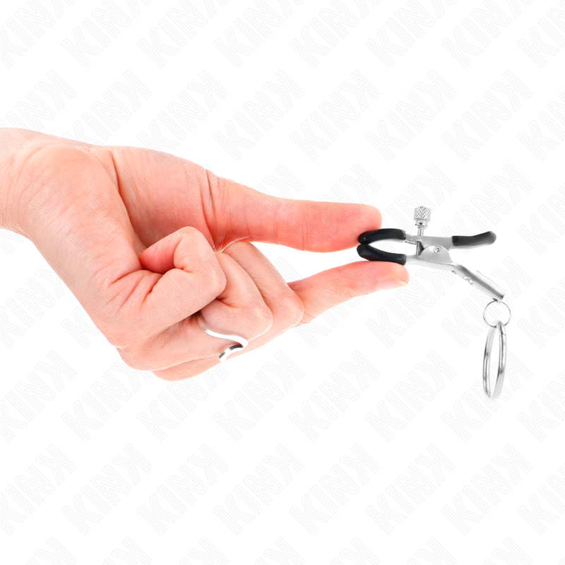 KINK - PINÇA DE MICOLOR COM ANEL O-RING 6 CM
