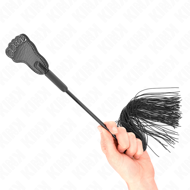 KINK - PÁ EM FORMATO DE PÉ COM CHICOTE DE BORLA 31 CM