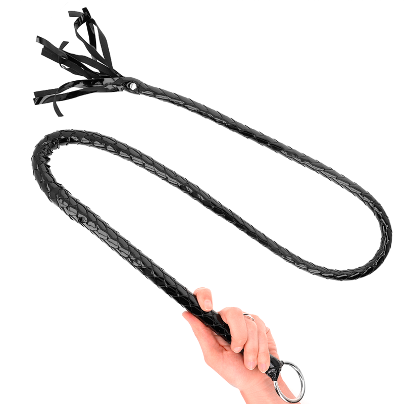 KINK - CHICOTE LONGO DE PVC BRILHANTE 138 CM