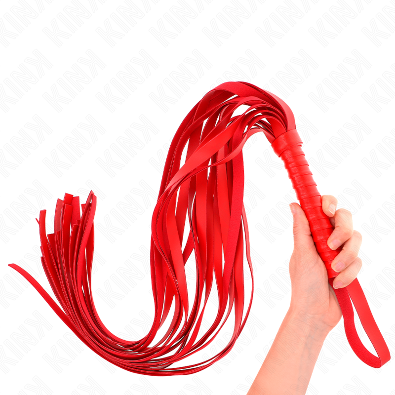 KINK - CHICOTE VERMELHO CABO CURTO CAUDA LONGA 70 CM