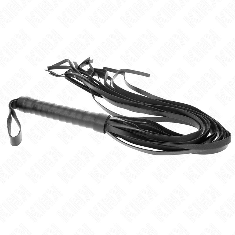 KINK - CHICOTE NEGRO CABO CURTO CAUDA LONGA 70 CM