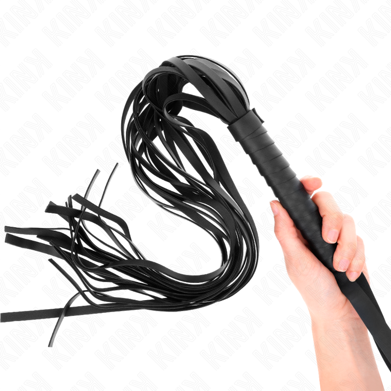KINK - CHICOTE NEGRO CABO CURTO CAUDA LONGA 70 CM