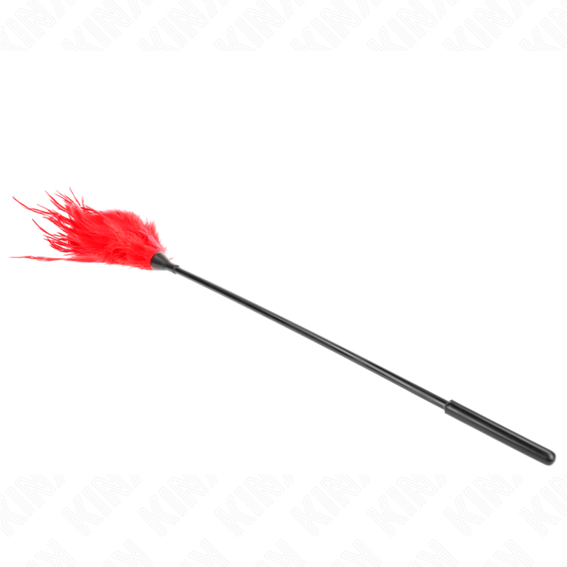 KINK - MÚLTIPLES PLUMAS DE COSQUILLEO ROJAS 45 CM