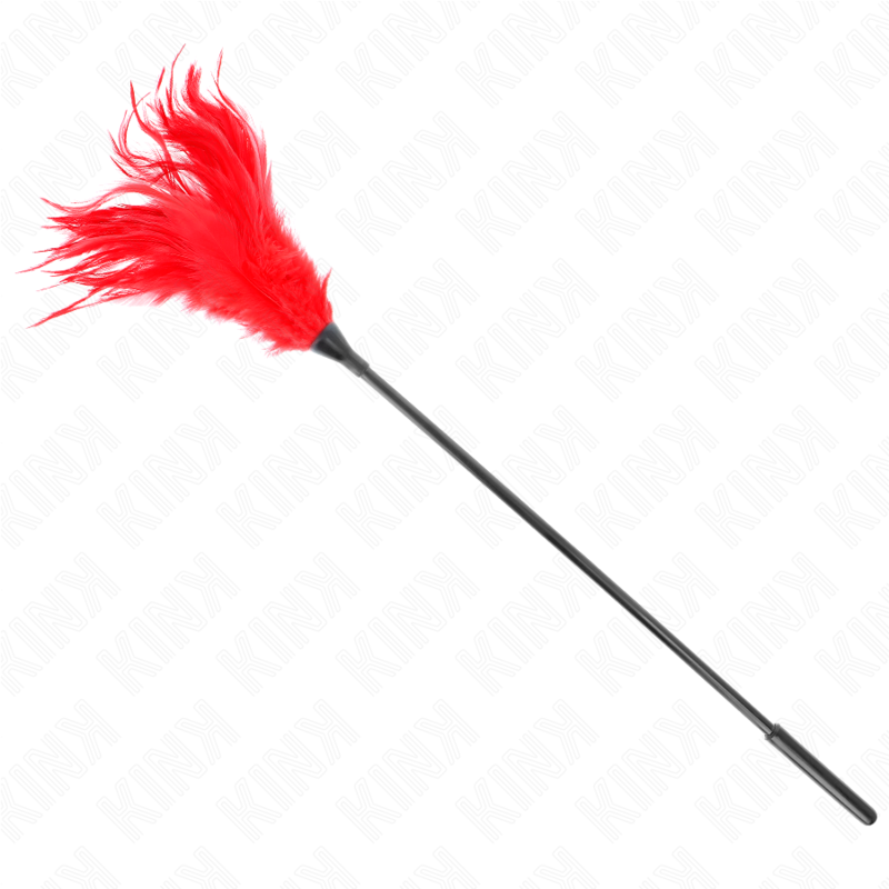 KINK - MÚLTIPLES PLUMAS DE COSQUILLEO ROJAS 45 CM