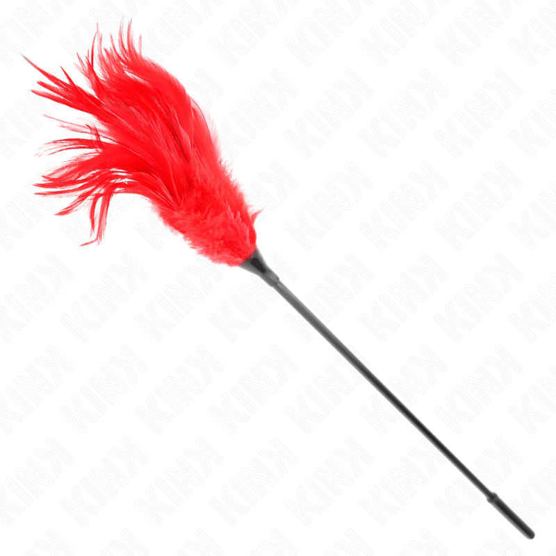 KINK - MÚLTIPLES PLUMAS DE COSQUILLEO ROJAS 45 CM