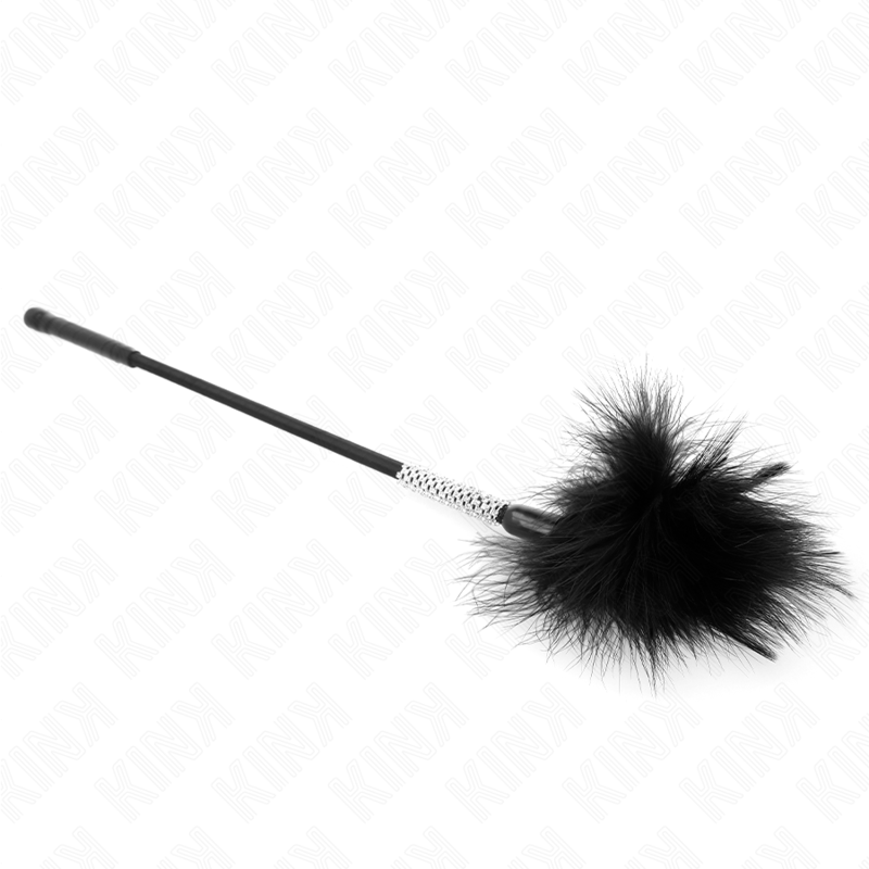 KINK - PLUMAS PARA HACER COSQUILLAS CON MANGO DE DIAMANTES 50 CM