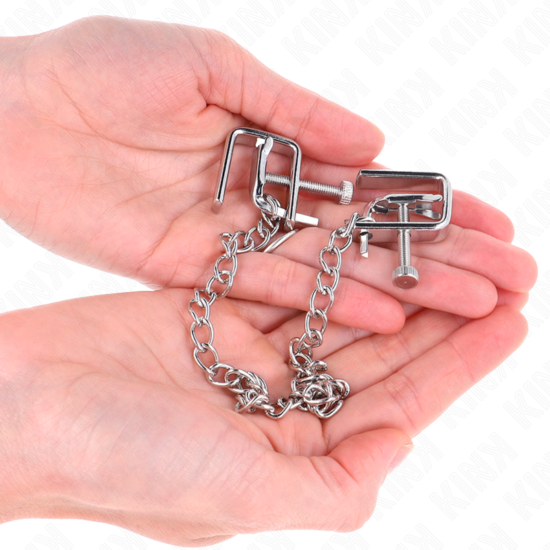 KINK - Grampos de morsa de mamilo de corrente 30 cm