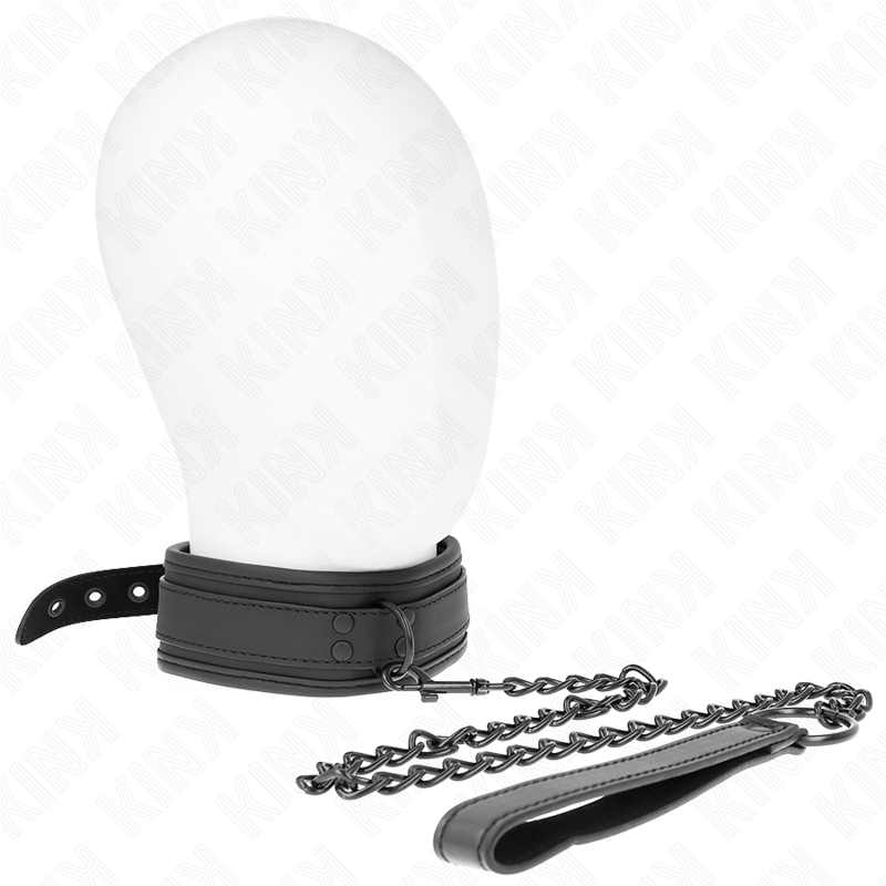 KINK - COLEIRA DE NEOPRENE BONDAGE MODELO 1 COM CINTO 78 CM AJUSTÁVEL 37,5 X 49,5 CM