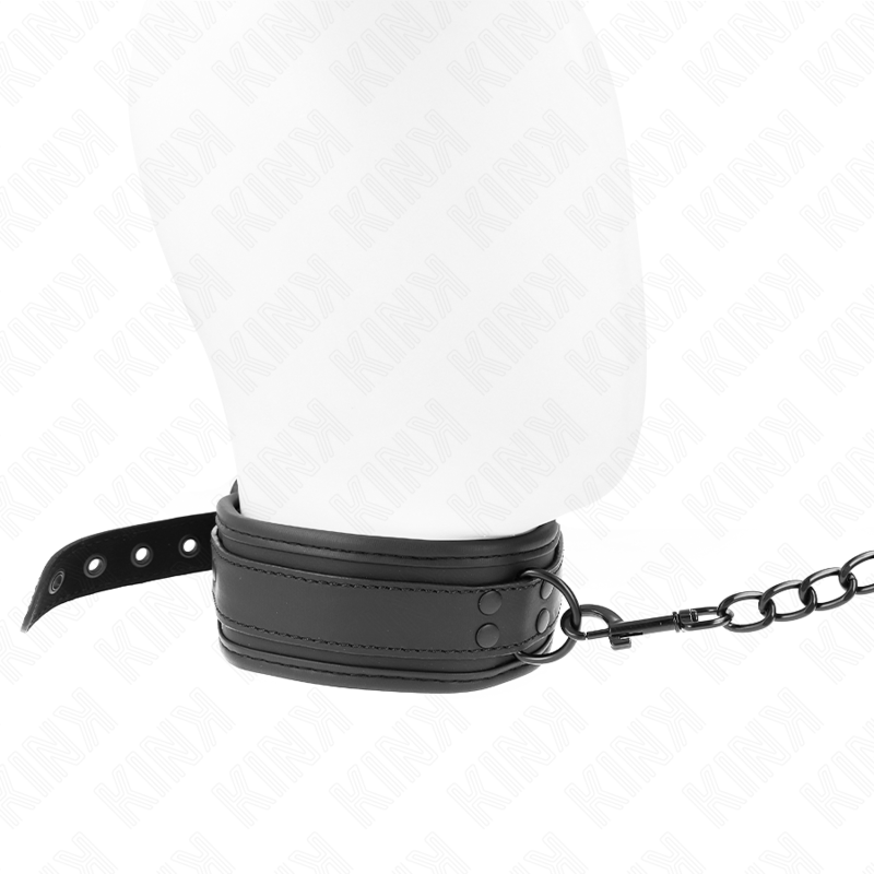 KINK - COLEIRA DE NEOPRENE BONDAGE MODELO 1 COM CINTO 78 CM AJUSTÁVEL 37,5 X 49,5 CM