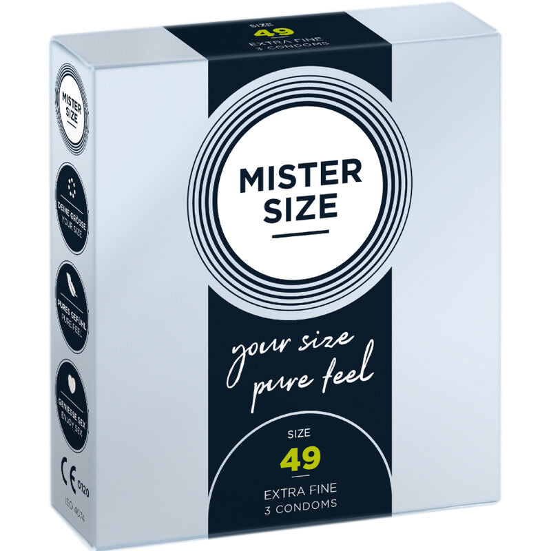 MISTER SIZE - CONDÓN TALLA S 49 MM (3 UNIDADES)