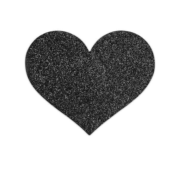 BIJOUX - CORTES DE MAMILOS INDISCRETS FLASH BLACK HEART