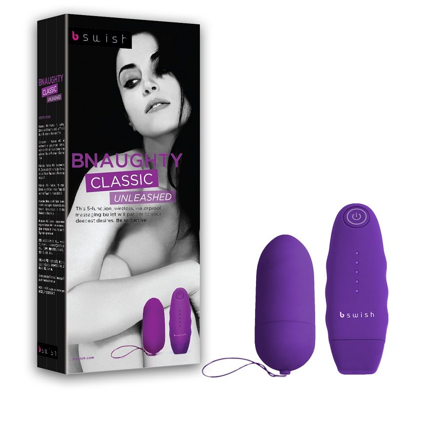 B SWISH - BNAUGHTY UNLEASHED CLÁSICO CONTROL REMOTO LILA