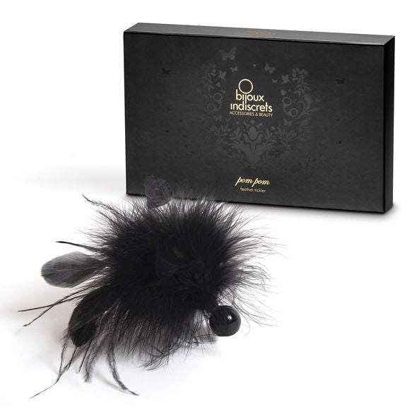 BIJOUX - PLUMERO DE PLUMAS POM POM
