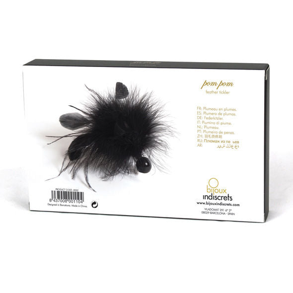 BIJOUX - PLUMERO DE PLUMAS POM POM