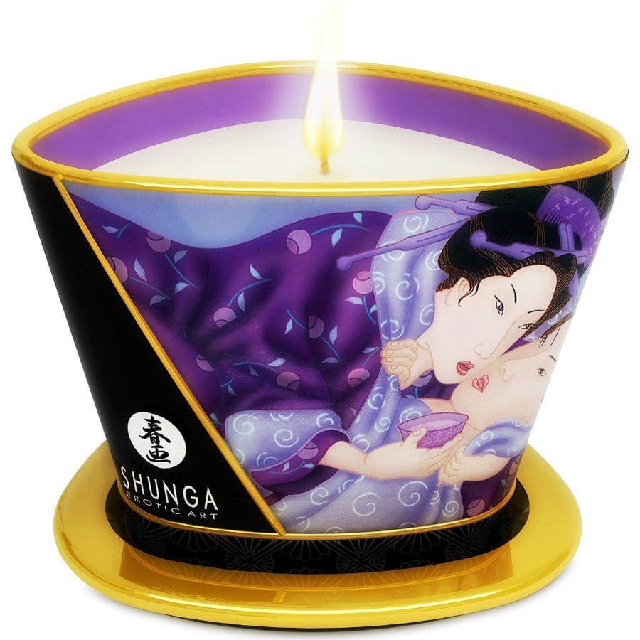SHUNGA - MINI CARESS BY CANDELIGHT VELA DE MASSAGEM DE FRUTAS EXÓTICAS 170 ML - Toys "n" Us