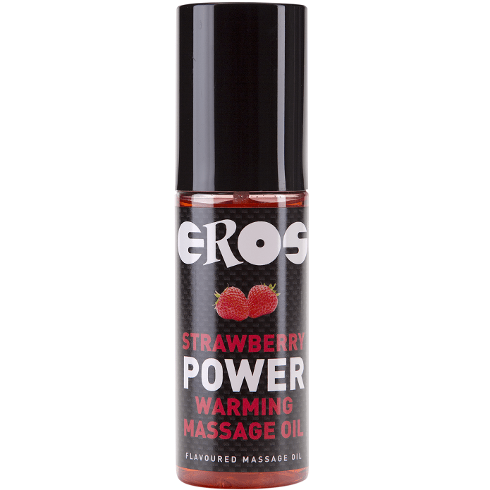 ÓLEO DE MASSAGEM DE AQUECIMENTO DE MORANGO EROS MORANGO - Toys "n" Us