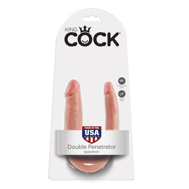 KING COCK - PEQUEÑO DOBLE PROBLEMA EN FORMA DE U CARNE 12,7 CM