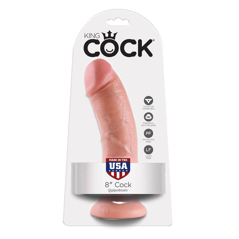 KING COCK - 8 DILDOS CARNE 20.3 CM