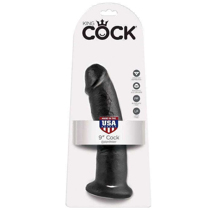 KING COCK - 9 DILDO PRETO 22.9 CM - Toys "n" Us