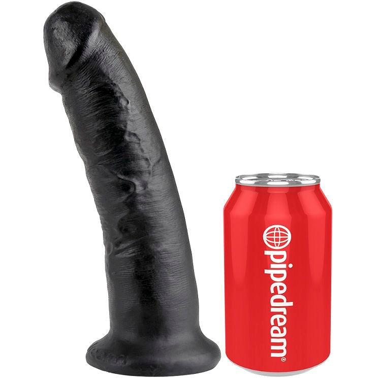 KING COCK - 9 DILDOS PRETO 22,9 CM