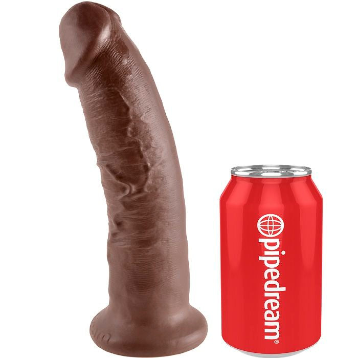 KING COCK - 9 DILDOS MARROM 22,9 CM