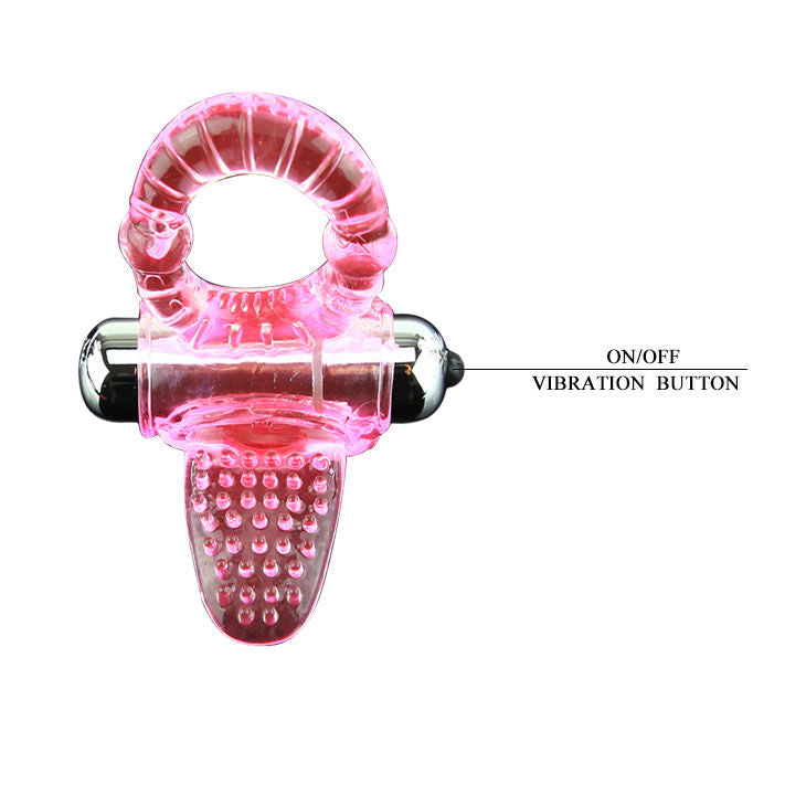 BAILE - SWEET ABS 10 RITMOS ANILLO VIBRADOR ROSA ANILLO PARA EL PENE