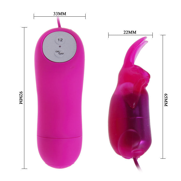 BAILE - VIBRADOR CUTE SECRET BUNNY DE 12 VELOCIDADES