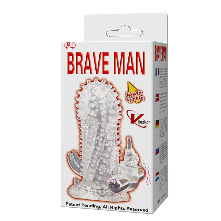 BAILE - BRAVE MAN RABBIT VIBRADOR EXTENSÃO DE PÊNIS
