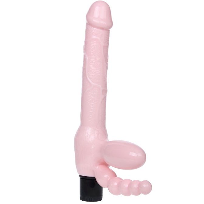 BAILE - ARREIO TPR SEM CORDA COM VIBRAÇÃO E ESTIMULAÇÃO ANAL 25,4 CM