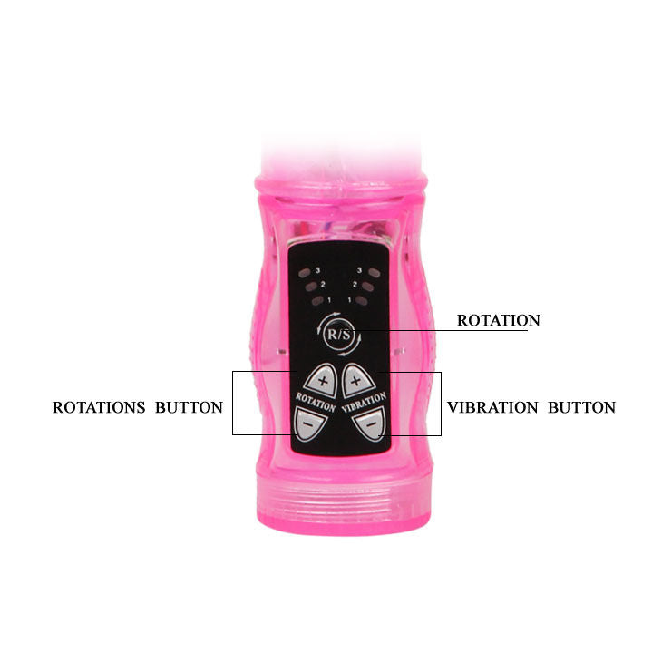 BAILE - MINI ROTATOR SUPERESTIMULADOR PINK RABBIT