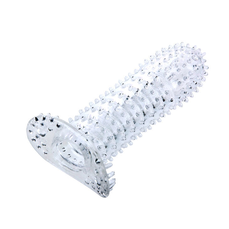 BAILE - BAINHA PARA PÊNIS COM PONTOS ESTIMULANTES ROSA 14 CM