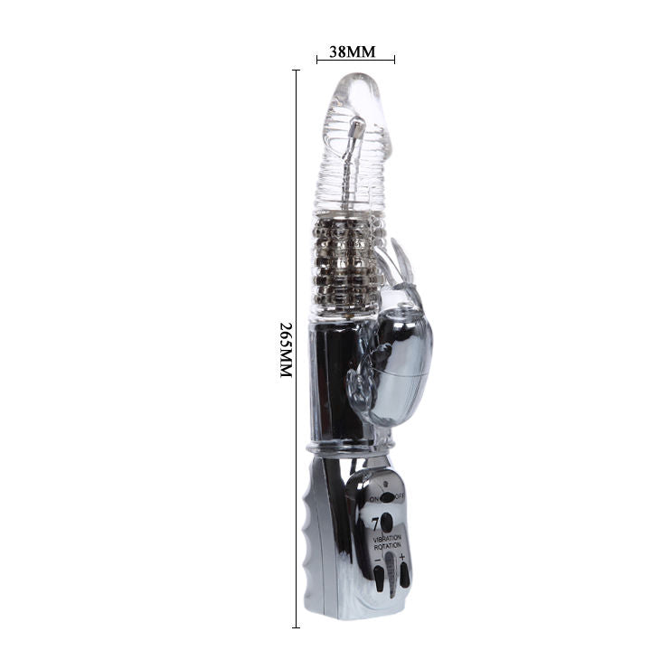 BAILE - AMOUR MISSILE ROTATOR TRANSPARENTE 26,5 CM