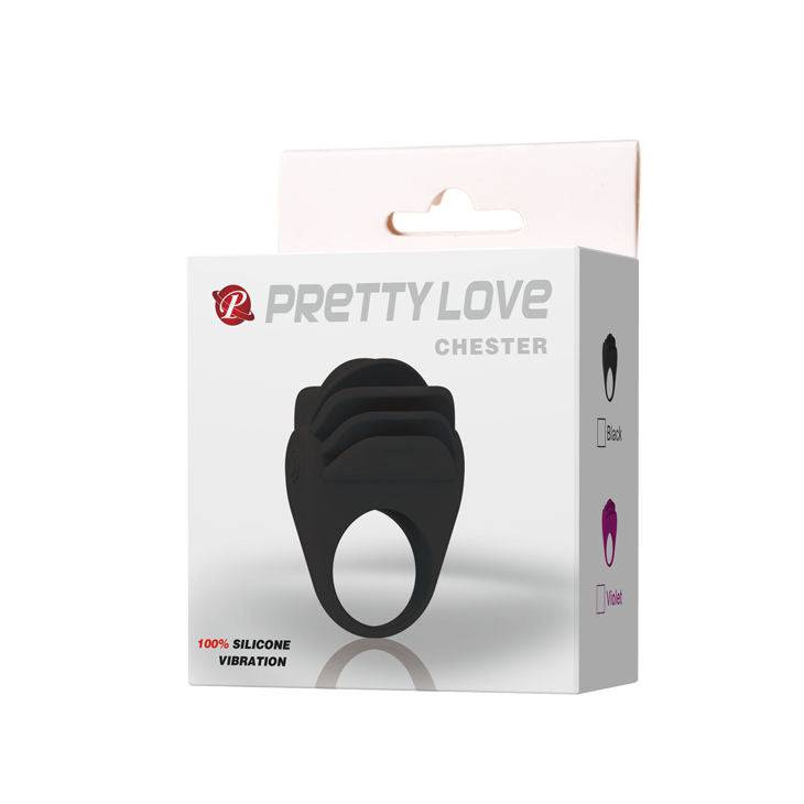 PRETTY LOVE - ANEL VIBRADOR PRETO CHESTER PRETO - Toys "n" Us