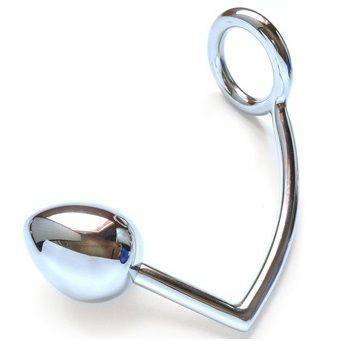METAL HARD - ANEL COM GANCHO ANAL 40MM - Toys "n" Us