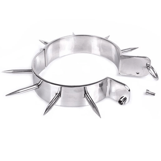 METAL HARD - COLAR DE ESCRAVO BDSM COM PONTOS - Toys "n" Us