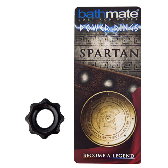 BATHMATE - ANEL DE PÊNIS PRETO ESPARTANO