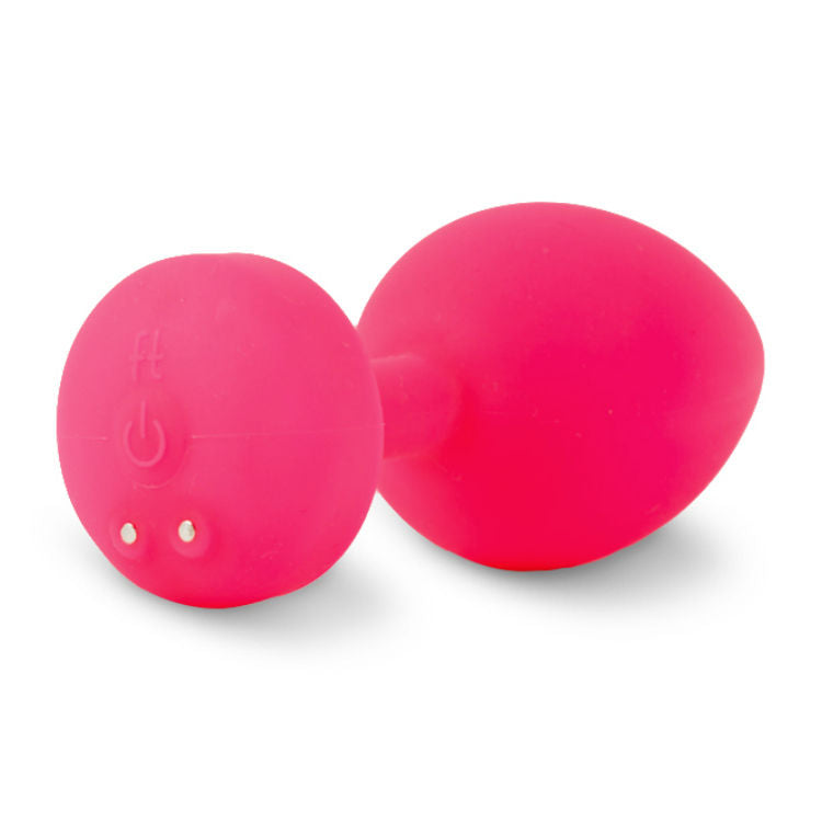G-VIBE - FUNTOYS GPLUG VIBRADOR ANAL RECARREGÁVEL PEQUENO ROSA NEON 3CM