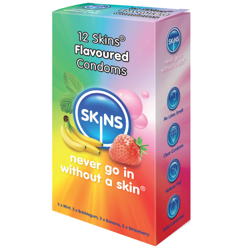 PIELES - SABORES DE CONDONES PACK DE 12