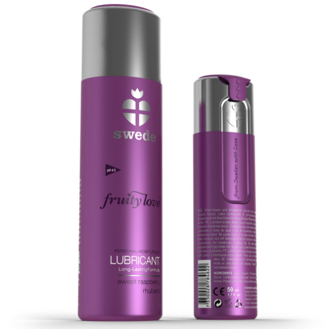 SUECO - LUBRICANTE FRUITY LOVE FRAMBUESA RUIBARBO 50 ML