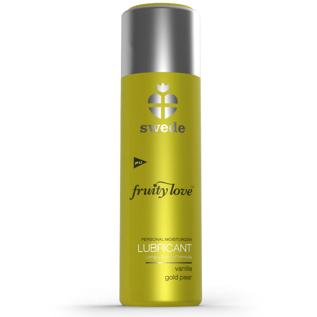 SWEDE - LUBRIFICANTE FRUITY LOVE BAUNILHA DOURADA PERA 100 ML