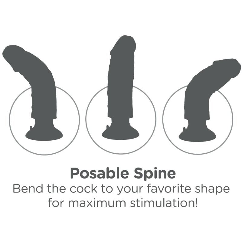 KING COCK - 15,24 CM DE PÊNIS VIBRANTE