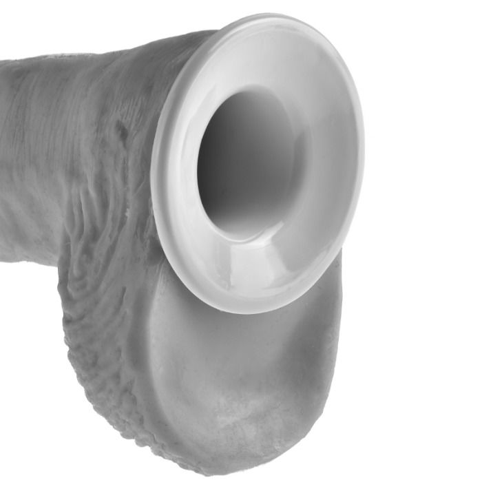 KING COCK - SISTEMA DE SUSPENSÃO DE 28 CM OCO COM STRAP-ON FLESH