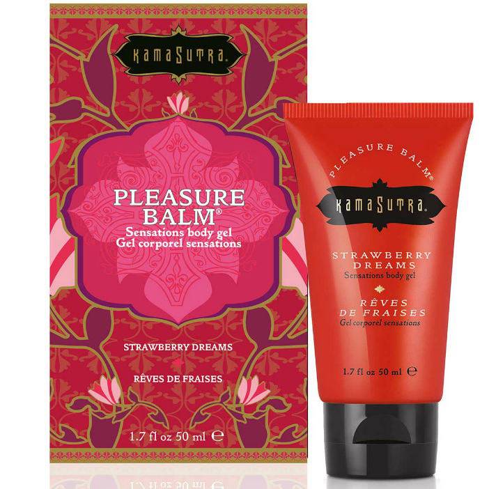 KAMASUTRA - BLSAMO DE PRAZER ESTIMULANTE SABOR DE SONHOS DE MORANGO 50ML - Toys "n" Us