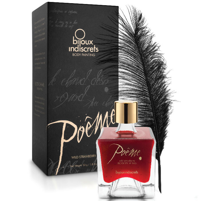 BIJOUX - TINTA COMESTÍVEL POEME MORANGO SILVESTRE 50 GR