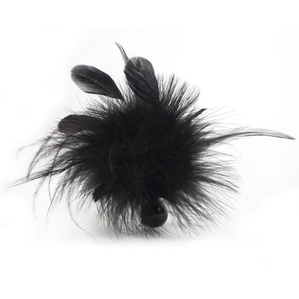 BIJOUX - PLUMERO DE PLUMAS POM POM