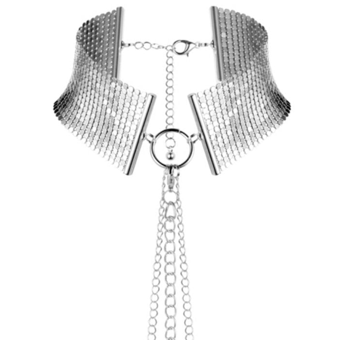 BIJOUX - COLLAR METALIZADO DE PLATA DÉSIR MÉTALLIQUE